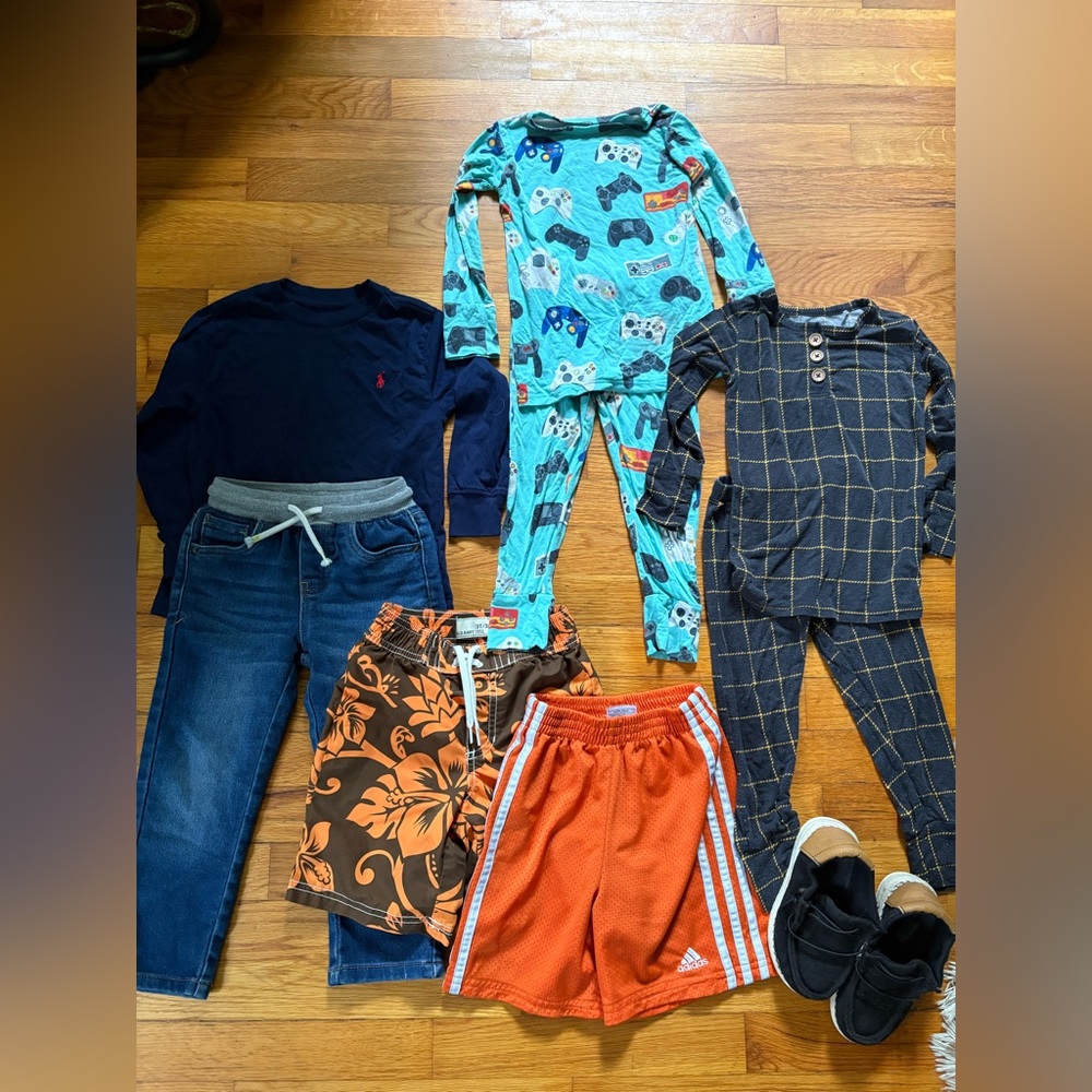 3T boys clothing bundle old navy posh peanut cat and jack polo Ralph Lauren kids
